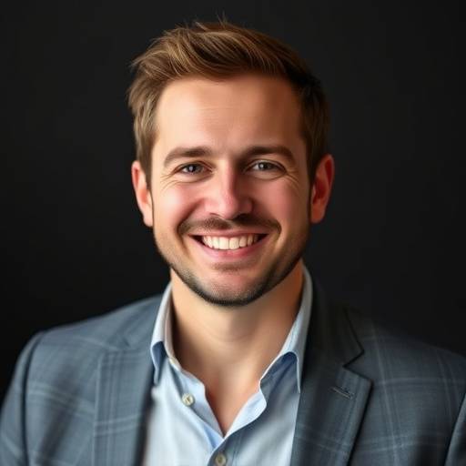 Portrait of Alistair Finch, Founder and CEO of Starlight Films, smiling confidently.
